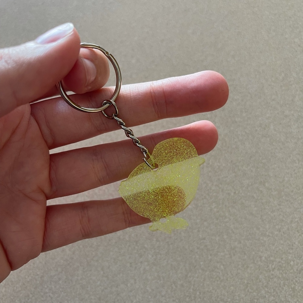 🎉🎉HP🎉🎉 Handmade Baby Chick Keychain - Picture 2 of 6